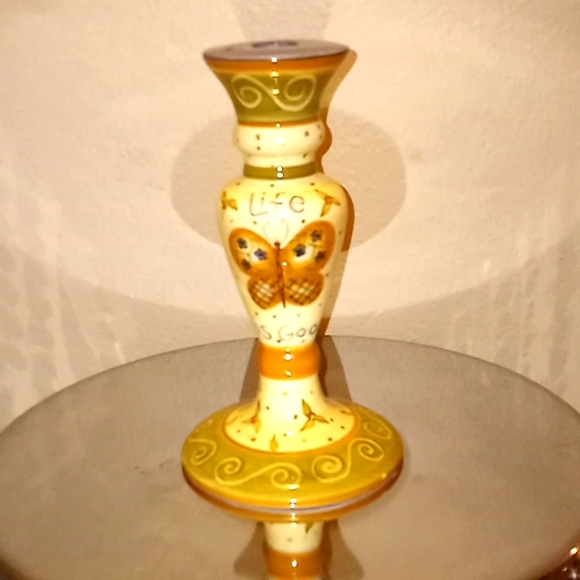 Simple Life Butterfly Single Taper Candleholder - Picture 8 of 9